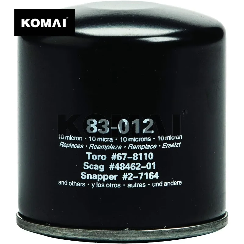 

KOMAI 83-012 Transmission Oil Filter Replaces Toro 67-8110 Scag 48462-01 2-7164
