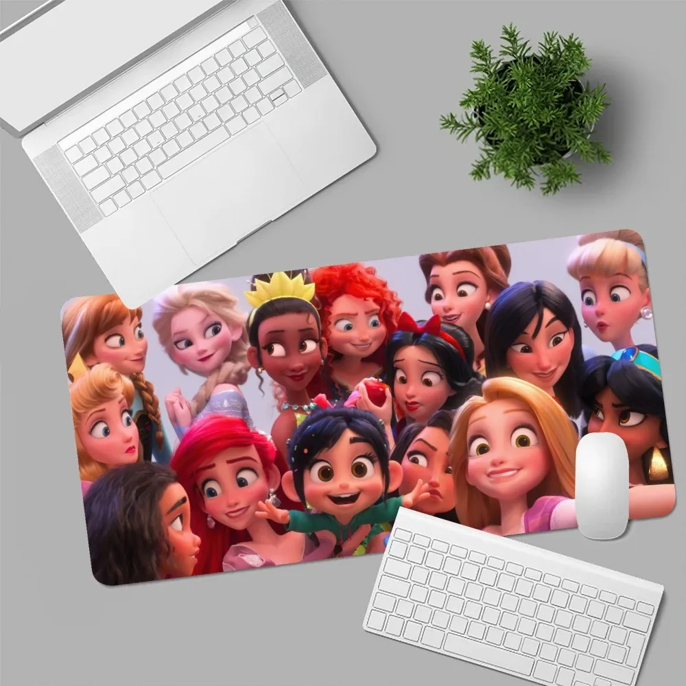 Imagem -02 - Miniso Disney Adorável Princesa Mousepad Computador Portátil Gamer Almofada Acessórios de Jogos Tapetes de Mesa