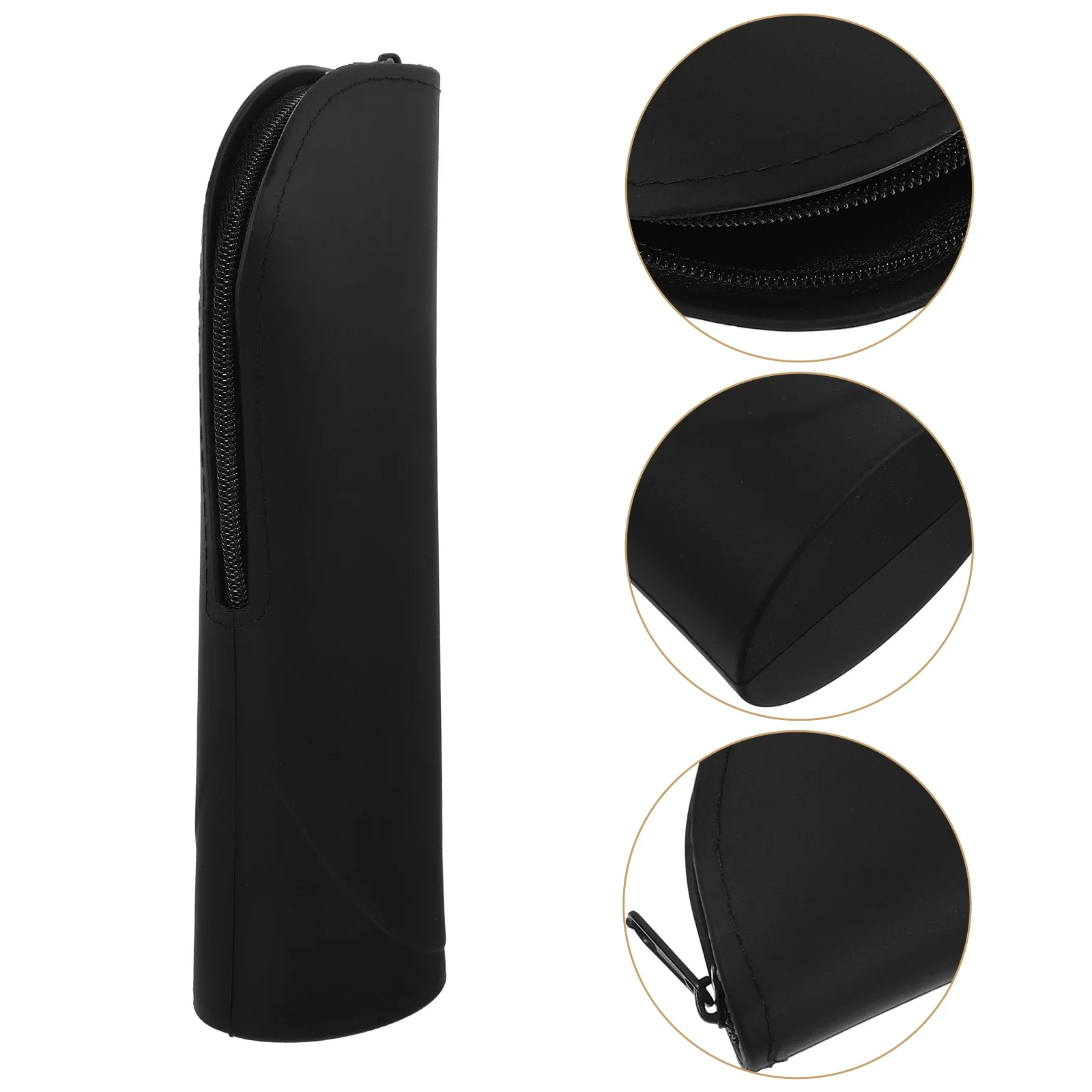 

Soft Comfortable Silicone Makeup Brush Bag Organizer Pouch Durable Travel Storage for Brushes Pens Eyeliners Accessories