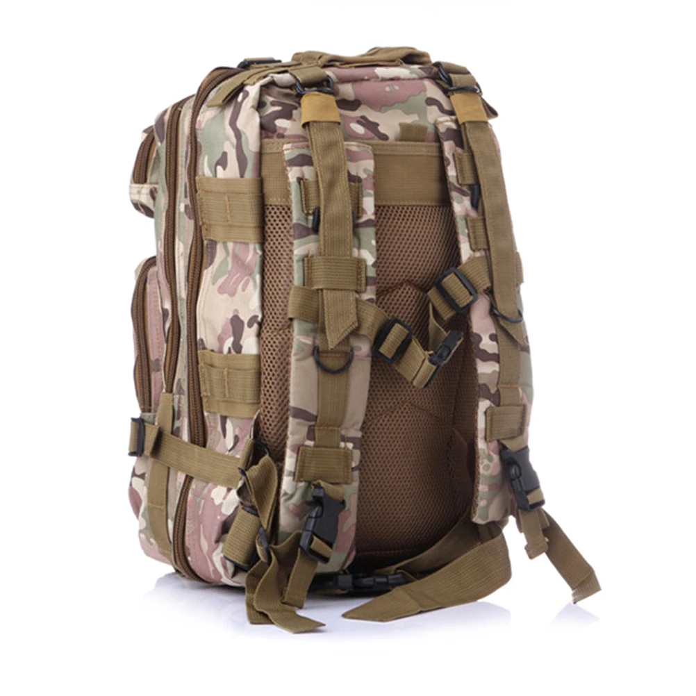 

Camouflage Backpack Military Style Outdoor Hiking Rucksack 20-35L Lightweight Pack For Trekking Camping Travel Adjustable Straps