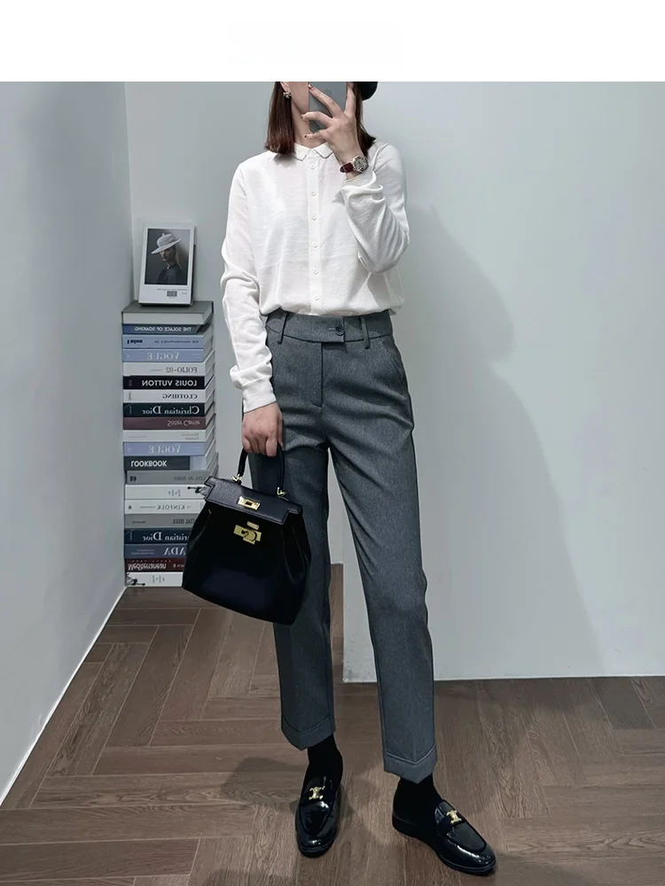 

Брюки Quali Texture с эффектом визуального похудения, комфортные, дышащие, цветные, тканые, без видимых швов, осень 2024