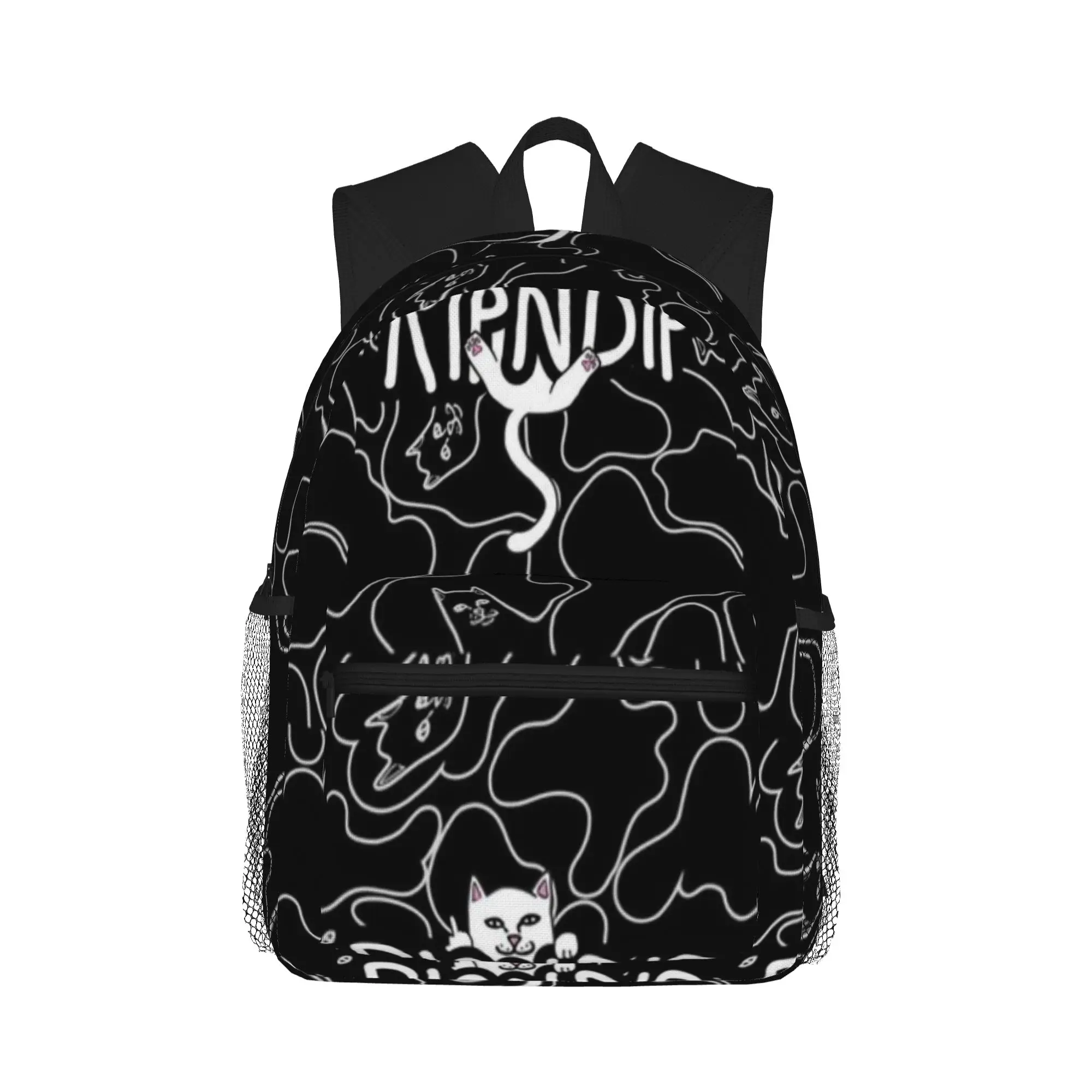

lines of black Casual Backpack for Students and Adults Bags for women