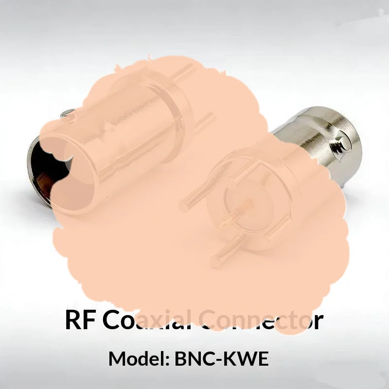 5Pcs BNC Video Sockets BNC-KE 180° Straight 5-Pin Q9 Jacks for Apartment Building Surveillance System