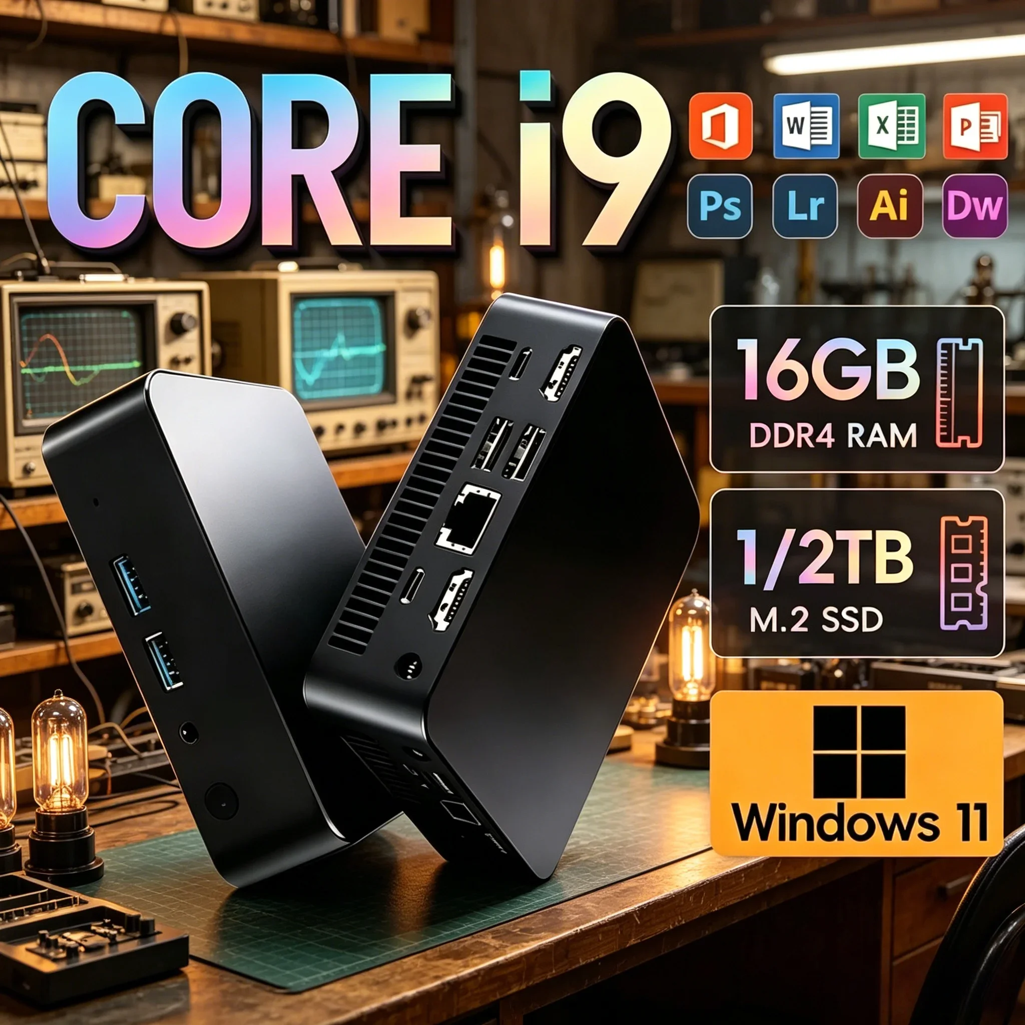 

Elite Business Office Mini PC High Configuration Fast Boot Large Capacity Storage Desktop Host