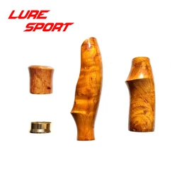 Burl Wood Cap Handle with FUJI VSS Reel Seat hand shape Rod grip Rod Building Component Repair Fishing Pole DIY Accessory