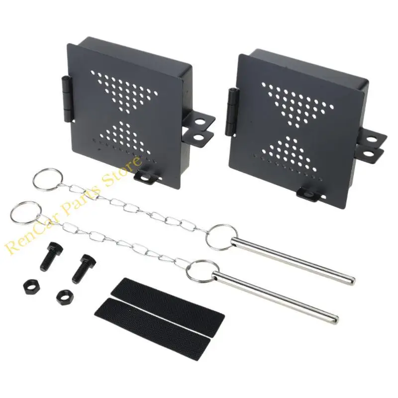 

F19A RVs Bumper Caps Cover RVs Bumper Plug End Caps 4inch RVs Square Bumpers End Caps