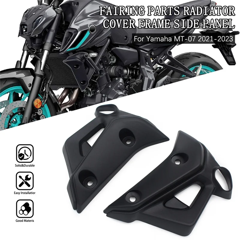 For MT-07 2021-2024 Motorcycle Accessories Radiator Frame Side Fairing Panel Cover