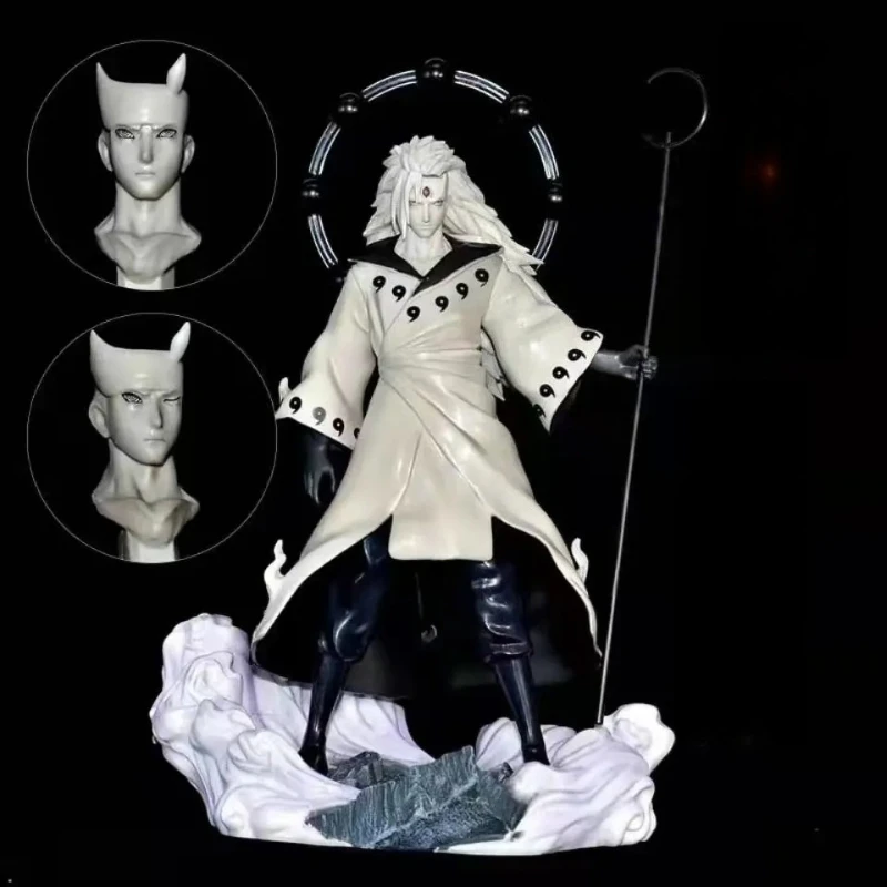 Bureau en P Model S Tachie Cartoon Anime Naruto Uchiha Madara Jinchuriki Vorm Ver. PVC Action Figure Collectie Pop Kinderen Speelgoed Geschenken