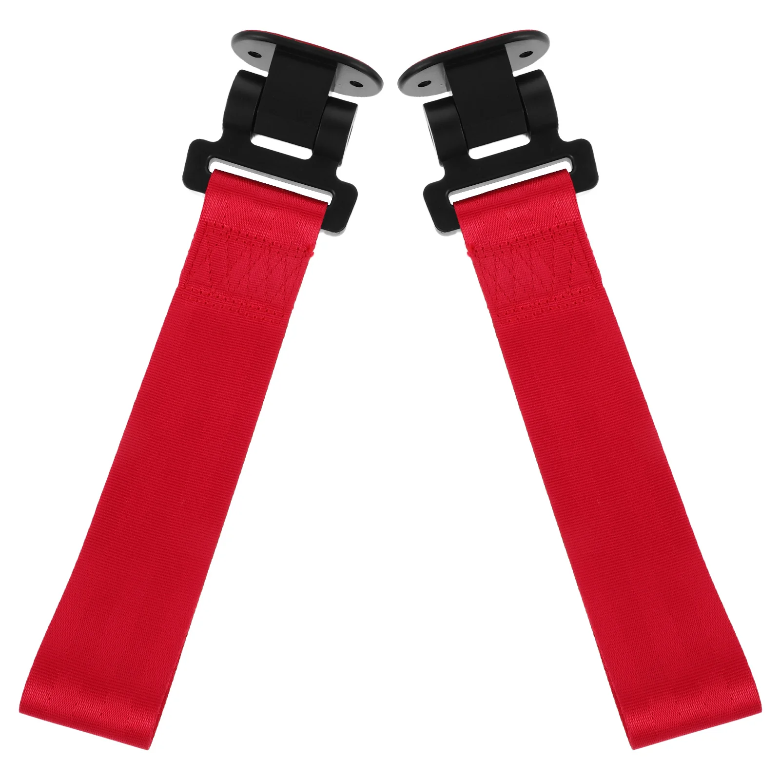 2 шт. декоративный буксировочный ремень красный автомобильный буксировочный ремень высокая прочность клейкость устойчивый к атмосферным воздействиям универсальное крепление на бампер для внедорожников грузовиков