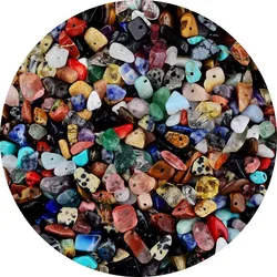 Natural Chip Stone Beads Cream White 5-8mm Approximately 200pcs Irregular Gemstone Healing Crystal Loose Rock Beads Hole Drill