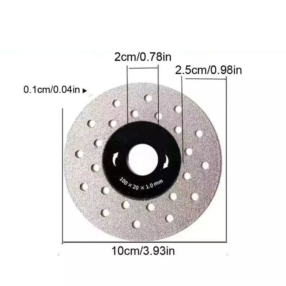 Ultra-Fine Ceramic Tile and Rock Slab Cutting Multifunctional Universal Grinding Disc Porous Cutting Blade Indestructible