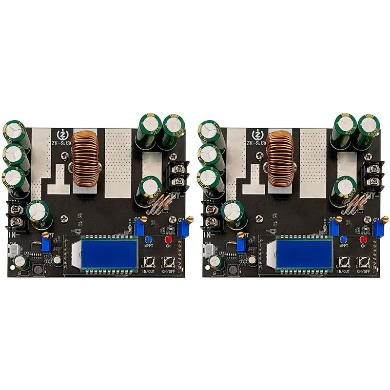 M11K-2X ZK-SJ30 700W Synchronous Rectification 30A Automatic Buck-Boost Power Module Solar Charging MPPT,With Display