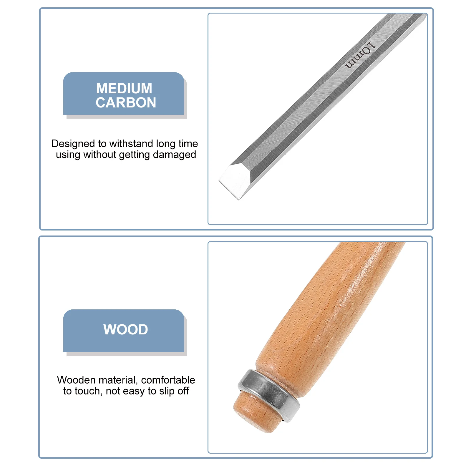 Carpenter Chisel Woodworking Tool Multi-Function Carving Chisel Manual Precision Lightweight Portable Durable Wood Craft DIY