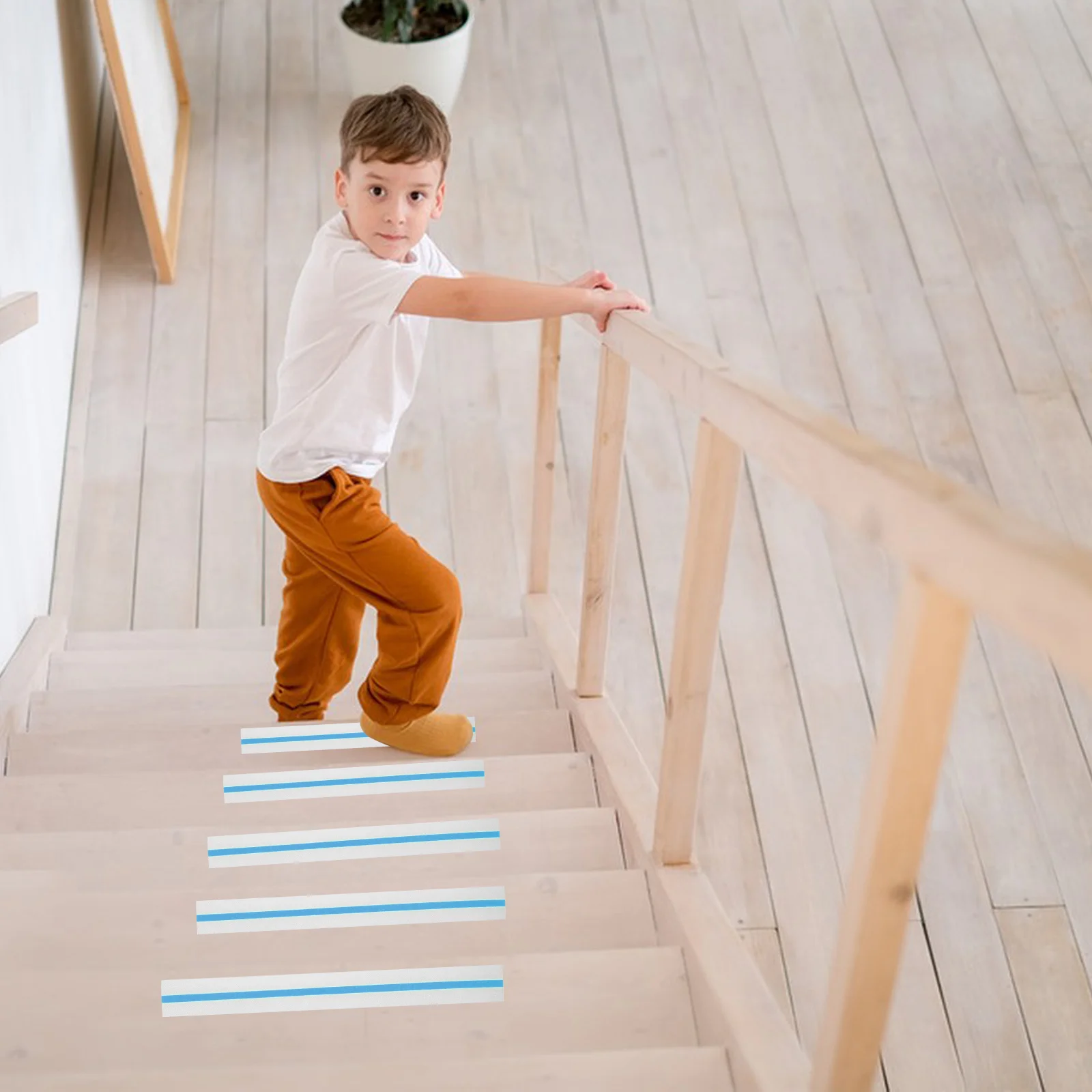 Non-slip Tape Warning Signs Stair Step Protectors for Wooden Stairs Indoor Grips Dogs