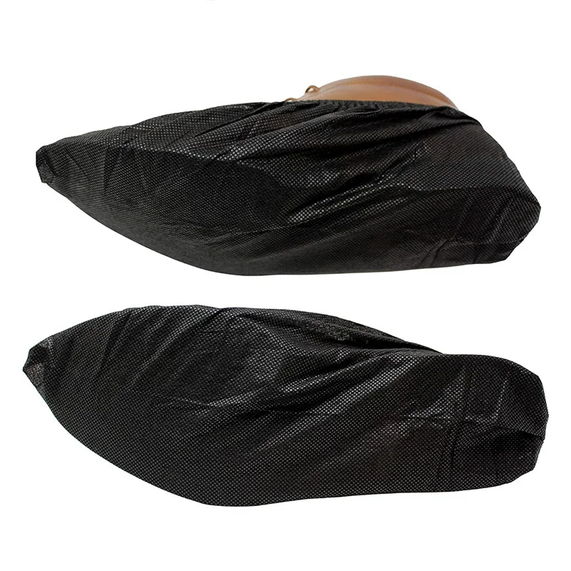 Schuh überzüge Einweg-Hygiene 100er Pack Vlies Schuh-und Stiefel abdeckungen wasserdichte rutsch feste Schuhs chuhe für den Innenbereich – Detail 5