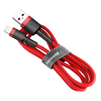 Baseus Cafule USB-A/Lightning 2.4A QC 3.0 Cable 1m Red for iPhone iPad