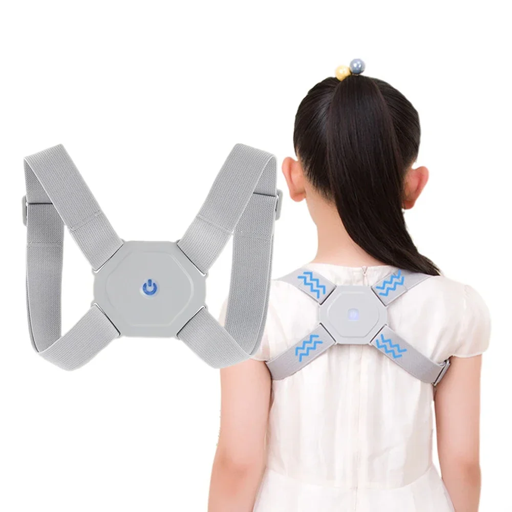 Ceinture de posture intelligente pour hommes et femmes, bretelles de cou initiées réglables, ration de posture du dos, anti-bossu, rappel de flexion