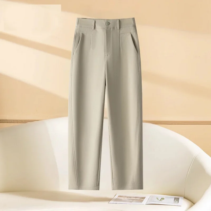 صغيرتي المرأة البدلة السراويل الربيع الصيف تسع نقاط عارضة السراويل تنوعا التخسيس فضفاض مدبب الحريم السراويل