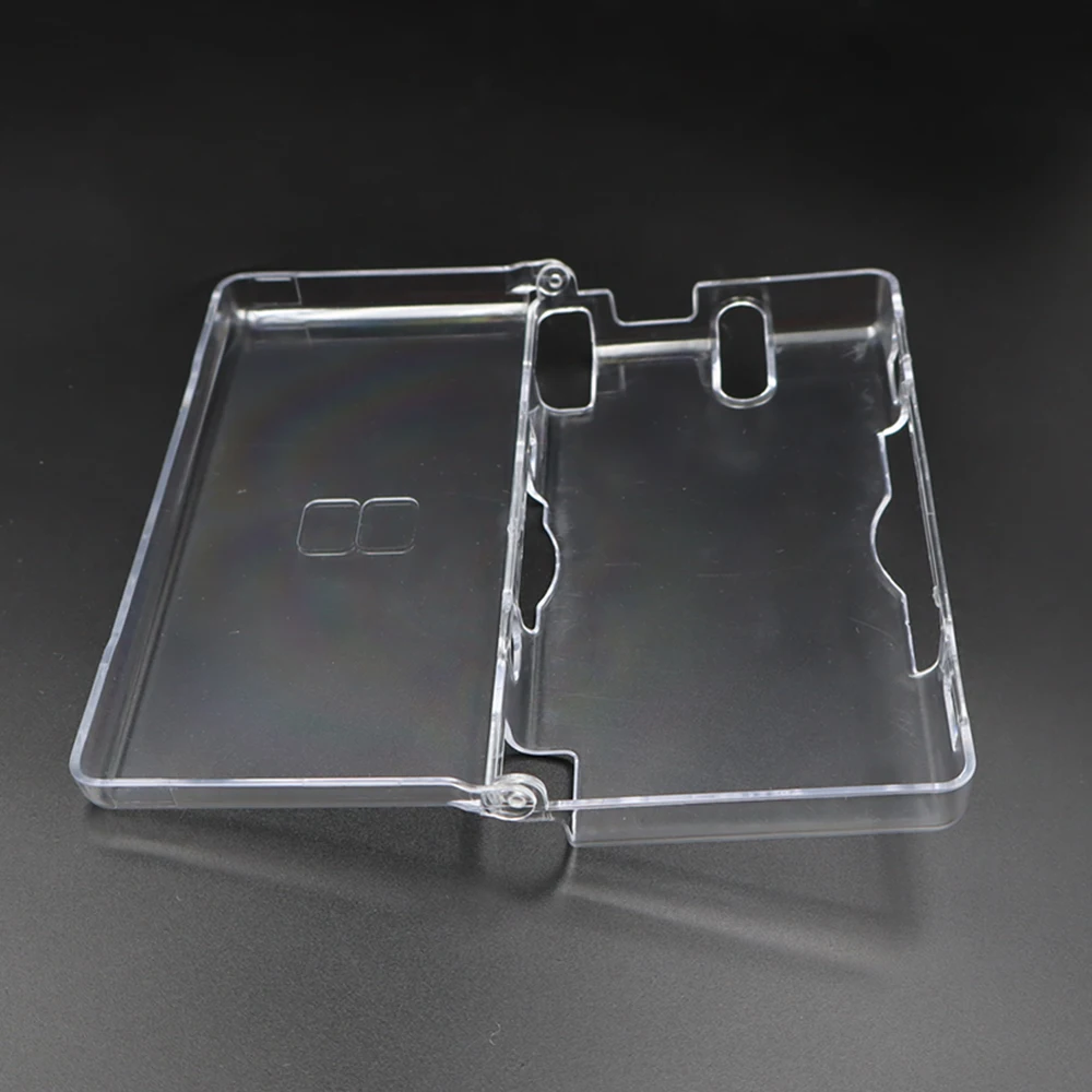 1Set kristallklare Hartschalenhülle + Displayschutzfolie für Ober-/Unterseite + Stylus-Stift, komplettes Set für NDSL-Spielekonsole – Detail 4