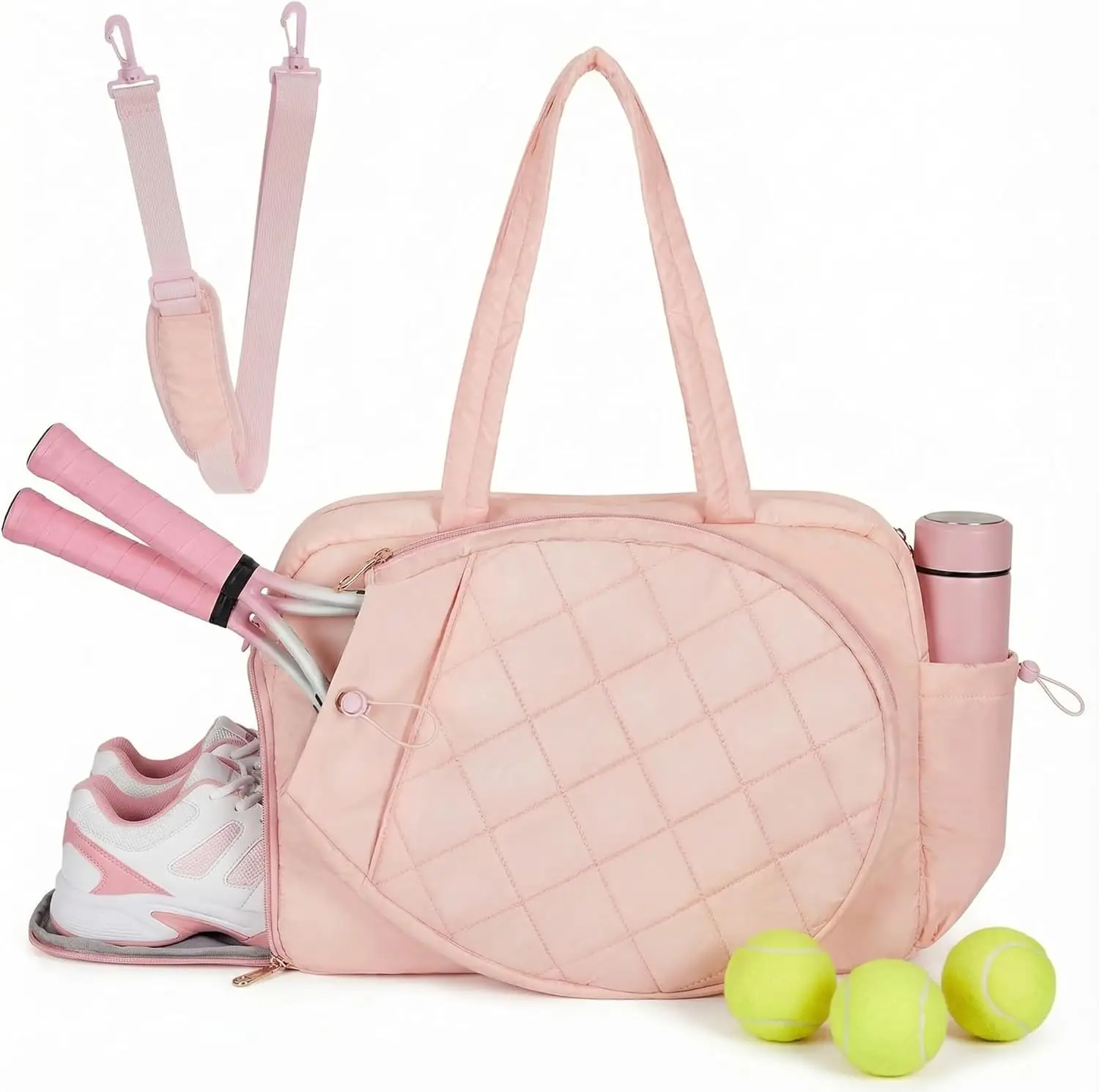 Tennis Bags for Women,Tennis Backpack Pickleball Racket Bags,Water-Resistant Sling Tote Padel Bag for Pickleball TennisBadminton