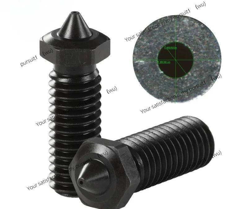 For E3D V6 Extruder 3D Printer Upgrade Spare Parts Mellow NF‑Volcano Hardened Steel Hotend Nozzle High Temp High Precision