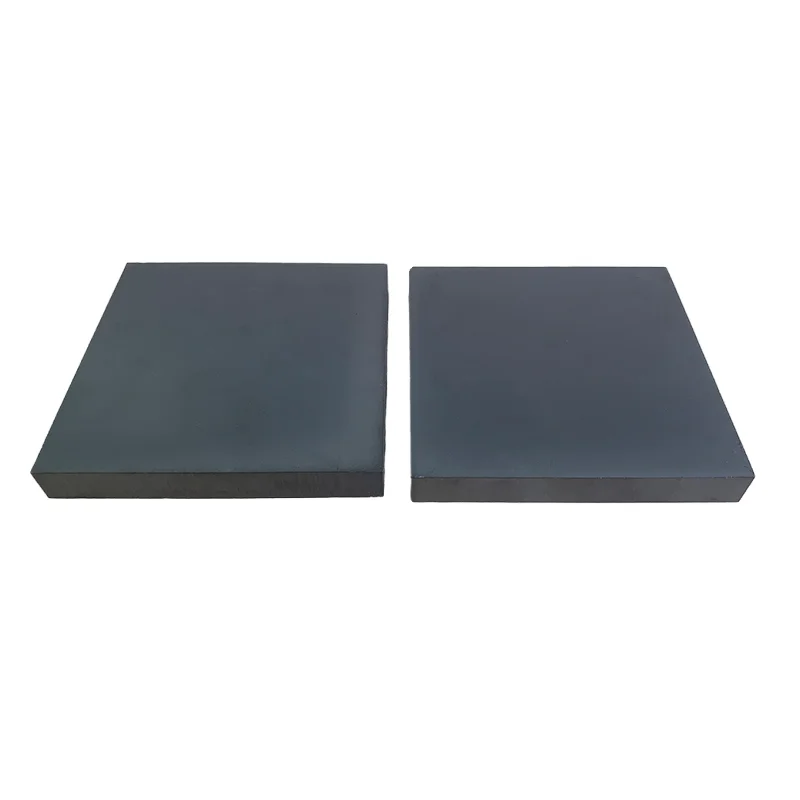 Silicon Carbide Ceramic Sheet No Pressure Sintered Silicon Carbide Bulletproof Wear Plate Sic Ceramic Sheet 50*50/100mm