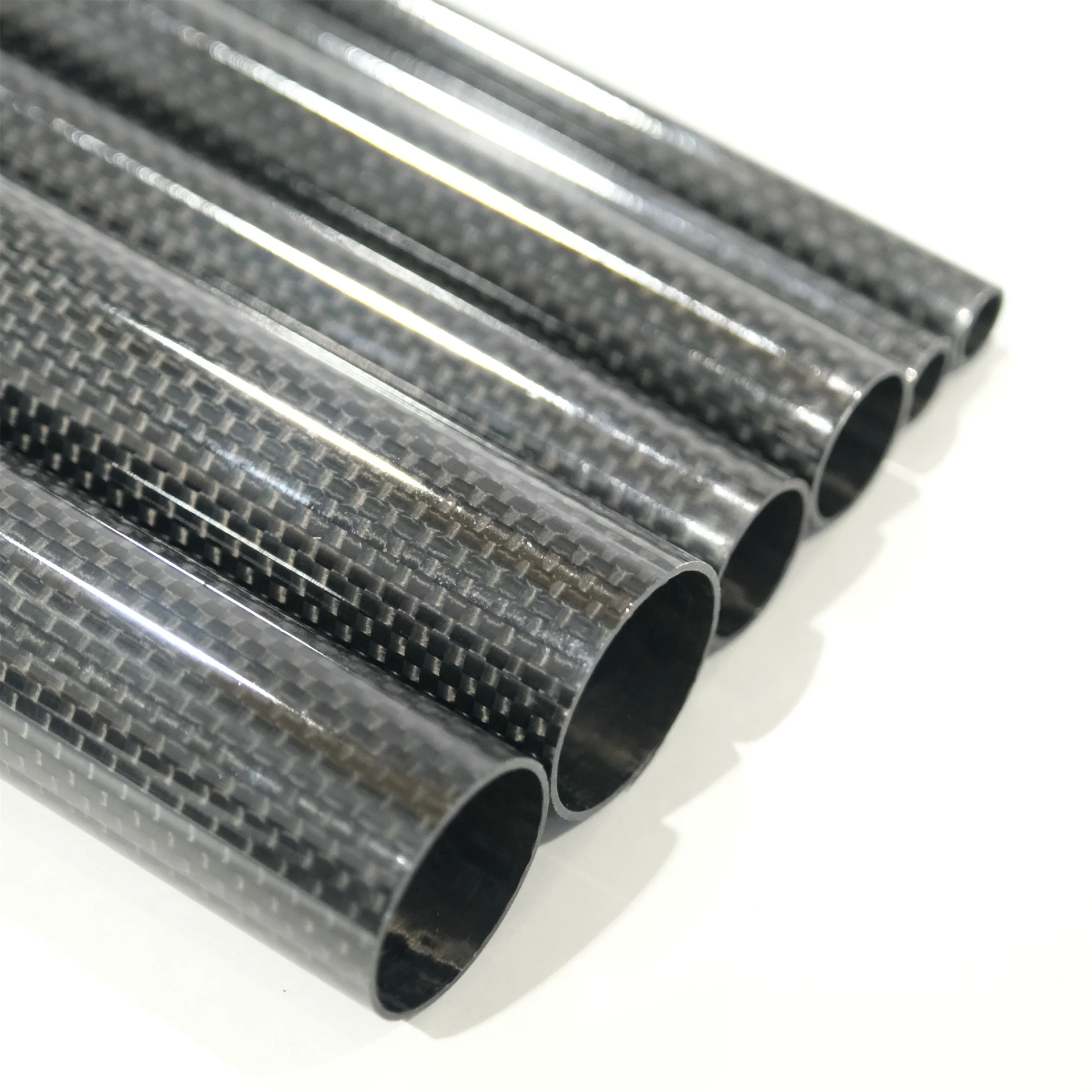 3K Plain Twill Glossy Matte Carbon Fiber Pipe Tube Lightweight High Strength Sports Rod