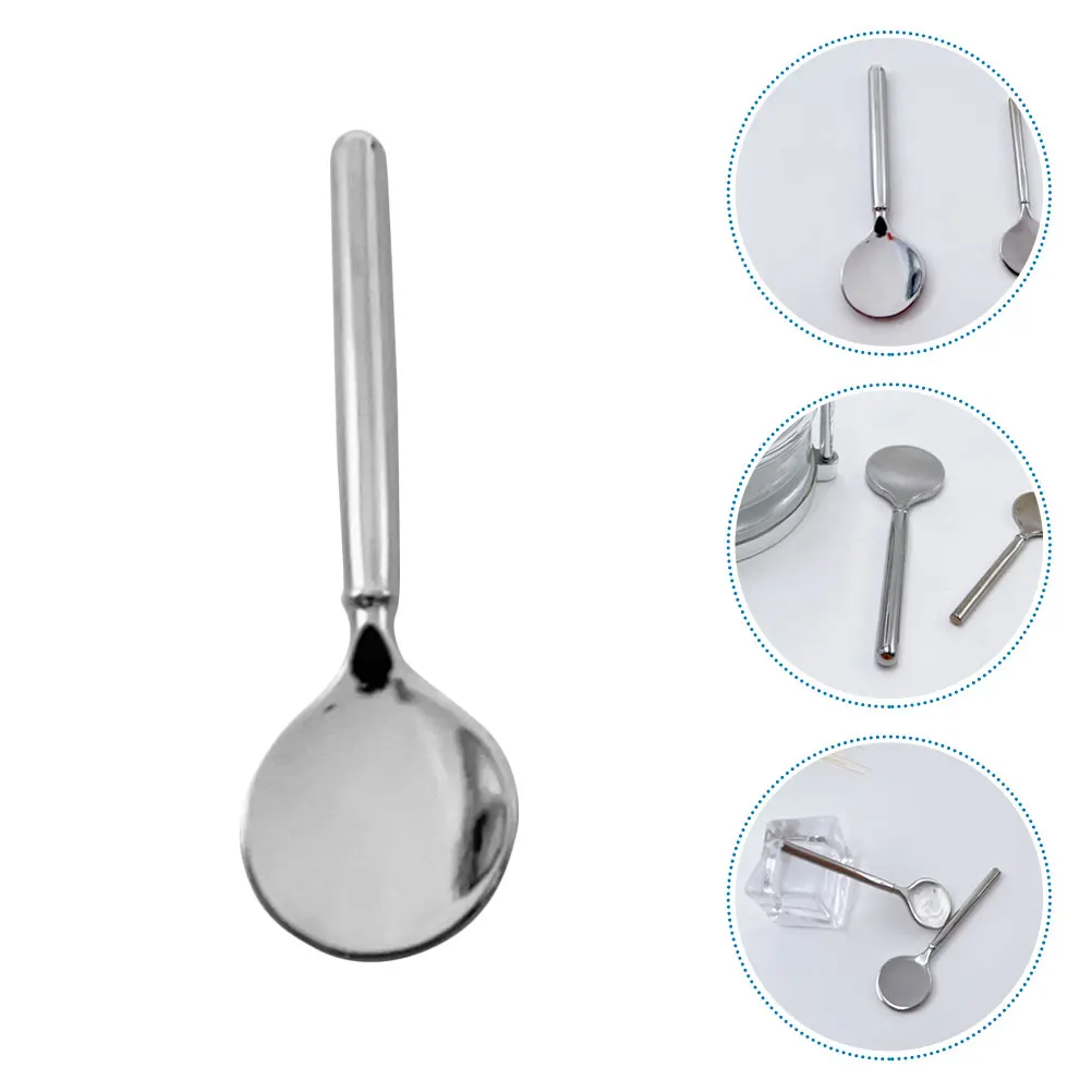 

2pcs Eye Cream Stick Round Head Zinc Alloy Face Spoon Durable Reusable Beauty Applicator Tool Mini Cream Spatula For Skincare