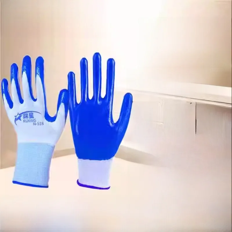 

Durable Single-Sided Rubber Gloves for Work And Home Use Waterproof And Wear-Resistant Se Gloves for Office Use