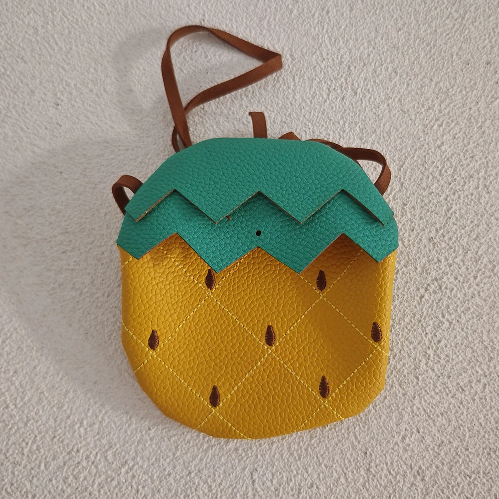 2024 neue Mädchen Umhängetasche Kinder Nette Kürbis Obst Muster kinder Tasche Kinder Nette Einzelnen Schulter Umhängetasche – Detail 3