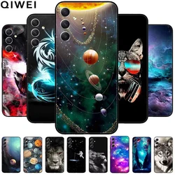 For Samsung A55 5G Case 6.6'' Star Planet Soft Silicone Camera Protection Phone Cover for Samsung Galaxy A55 A 55 TPU Capa Lions
