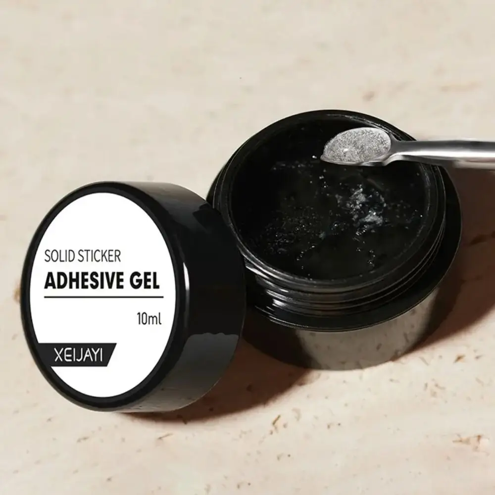 10g adesivo solido gel adesivo a lunga durata antiaderente estensione delle mani gel per unghie trasparente punte per unghie finte colla strumenti per manicure