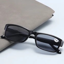 Reading Glasses Men Spring Presbyopic Glasses HD Grey Tinted Sun Glasses Anti-radiation Glasses 2023 Classic Women Eye Glasses