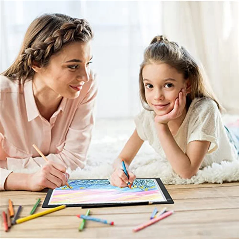 AU61-Drawing Pad Adjustable Brightness Tracing Box Perfect For Diamond Painting, Weeding Vinyl