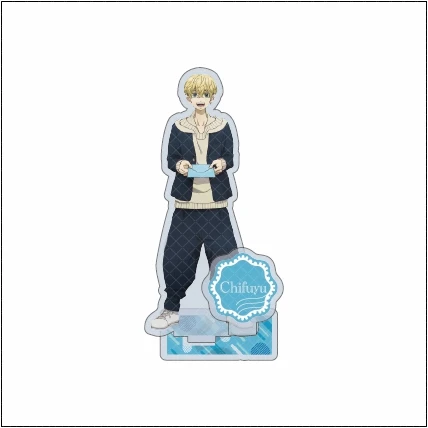 Game Takemichi Mitsuya Takashi Manjiro Keisuke Draken Chifuyu Acrylic Stand Doll Anime Figure Model Plate Cosplay Toy for Gift