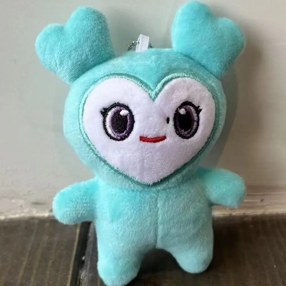 9PCS/lot Plush lovelys twice Korean Super Star Plush Toy Cartoon Animal Doll Keychain Pendant Keybuckle PlushToy for Fans image 4