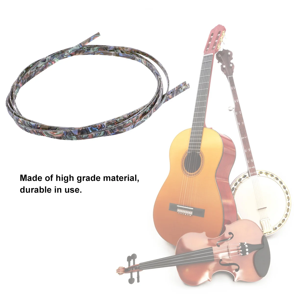 

2pcs Binding Strip Abalone Shell Inlay Edge Protection Trim For Luthier Diy Repair Replacement Purfling Strips High Grade