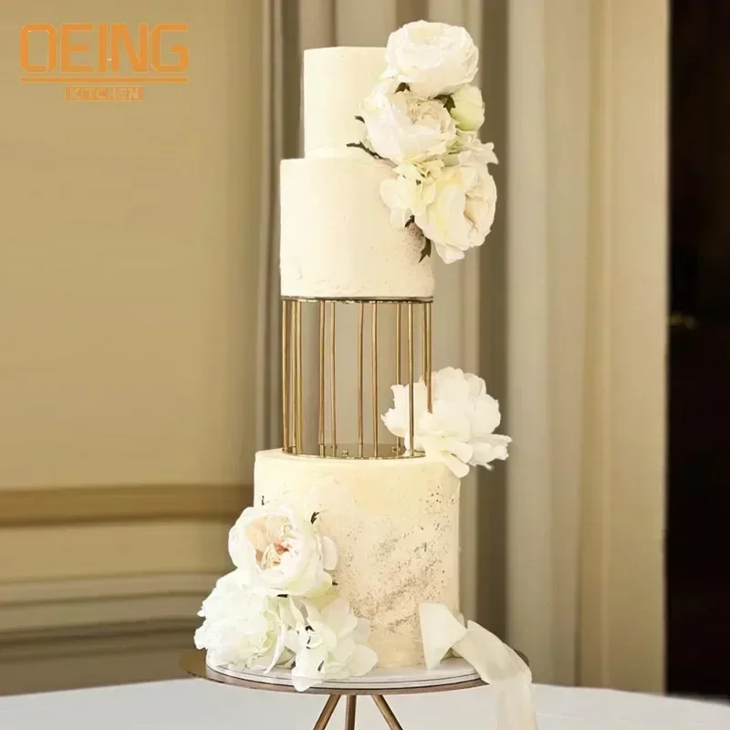 

Wedding cake stand divider metal floating party cake tier rack suitable for wedding birthday dessert party decoration utensils