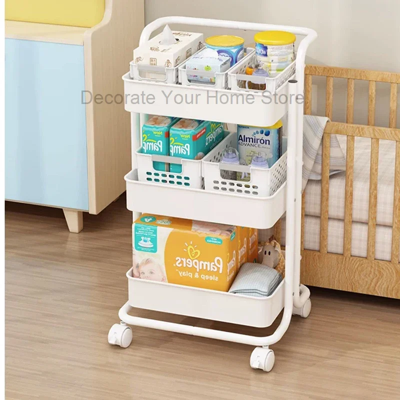 Dish Rack Utility Cart Groceries Candy Beauty Serving Cart Island Collapsible Auxiliar Carrito Restaurant Kitchen Equipment