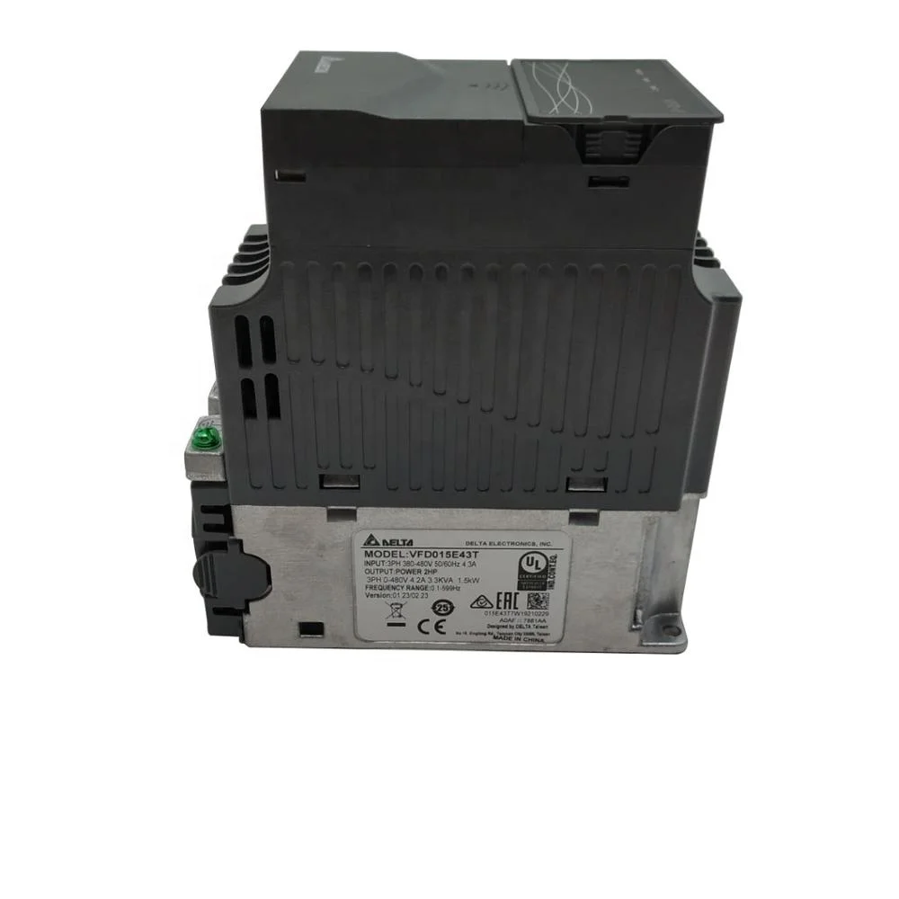 High quality VFD015E43T 2Hp Three phase input AC Drive  1.5kw frequency inverter