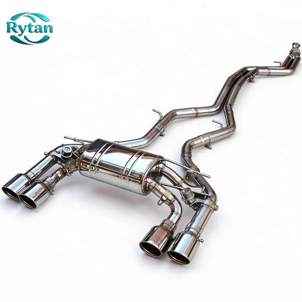 Rytan Exhaust Pipe Exhaust Valved Stainless Steel Valvetronic Exhaust System Catback for M2 F87 N55
