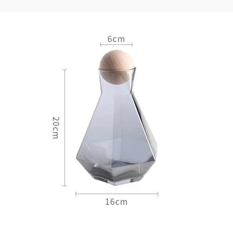 Tazas de vidrio simples, botella de agua, té, café, leche, fruta, botellas de té, artículos para beber para el hogar, juego blanco frío, accesorios para el hogar