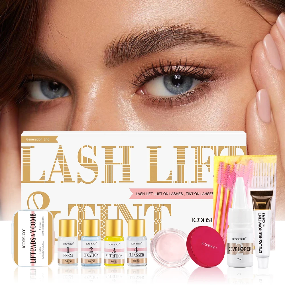 Original Lash Lift Kit And Brow Dye Tint Kit Glue Balm Lifting Eyelashes Brow Lift Dye Tint Lash Lifting Kit Eye Beauty Makeup