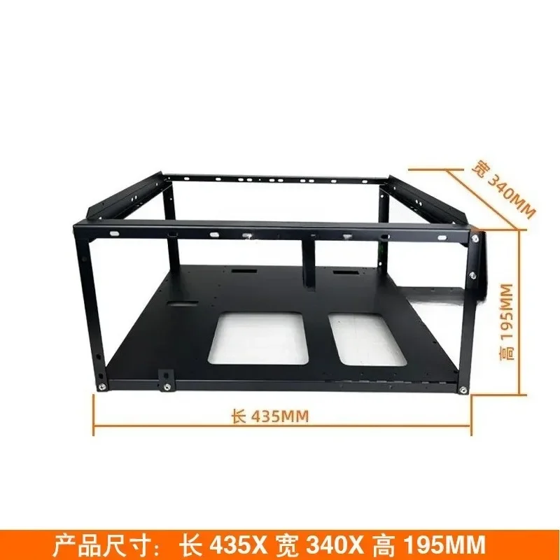 Stackable open chassis X79X99 dual-channel EATX motherboard bracket vertical and horizontal AI supercomputer rack