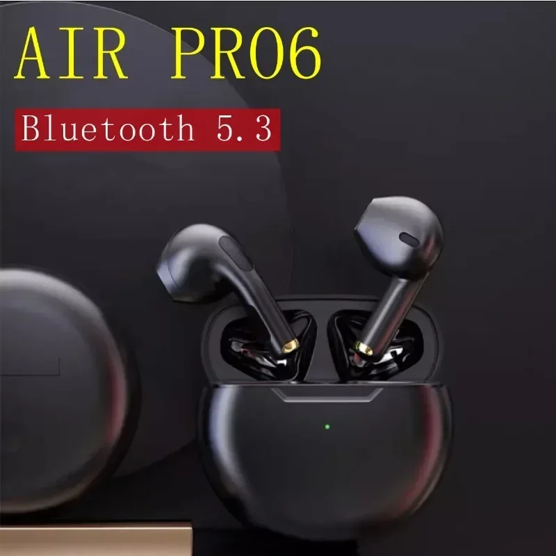 

Pro6 Bluetooth Headphones Wireless Earphones Wireless Earbuds Stereo Sport Waterproof Headset Microphone for Xiaomi Smart Phones