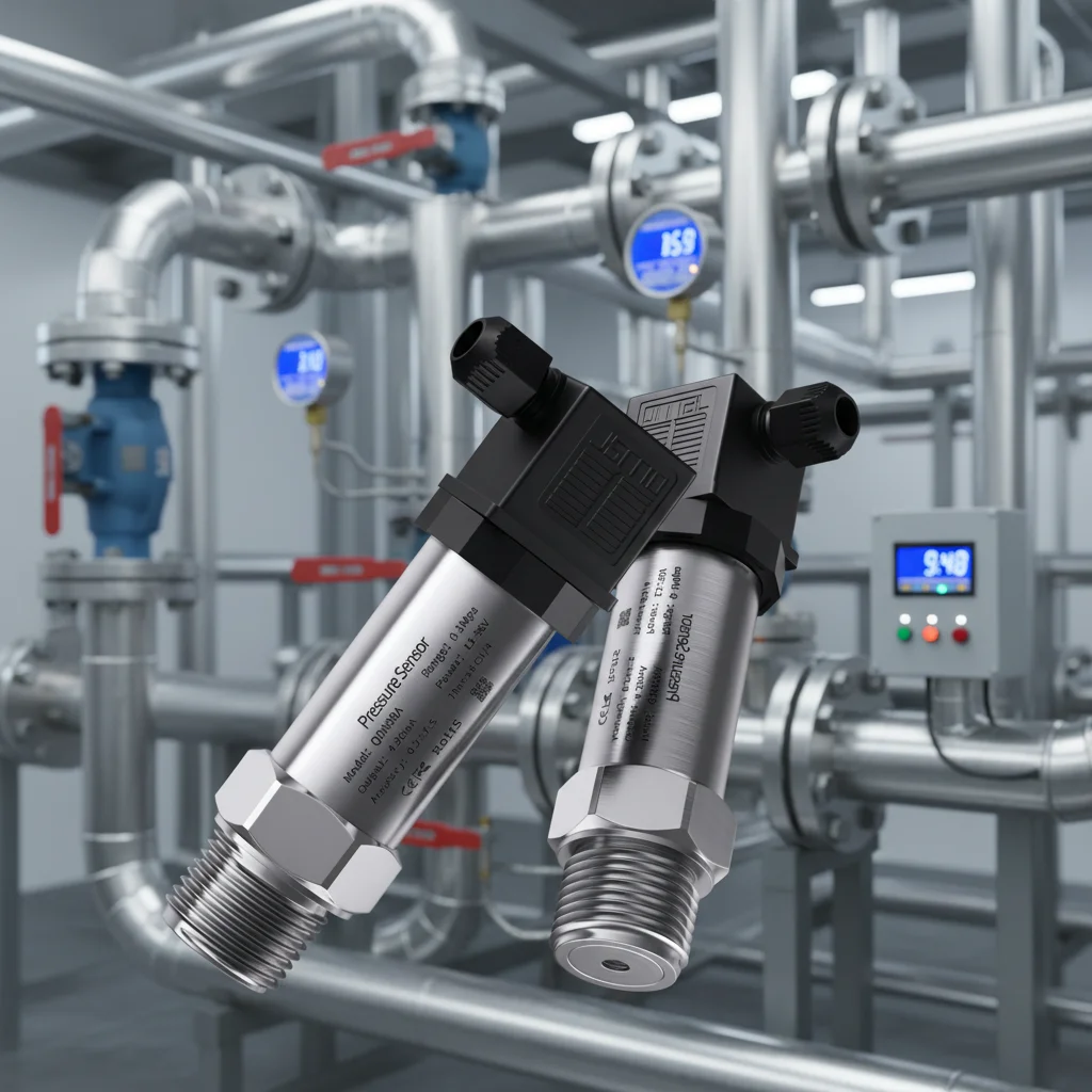 G1/2 G1/4 4-20mA Pressure Sensor 0-10V 0.1bar 10bar 100bar Oil Fuel Water Gas 100PSI 100Kpa 50mbar RS485 Pressure Transmitter