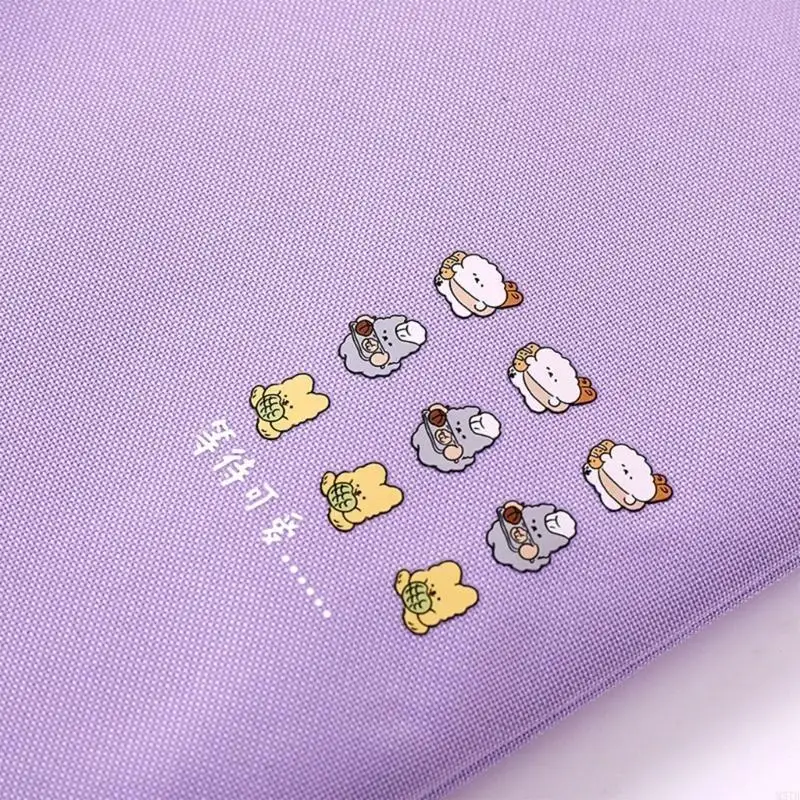 

M5TB Multifunctional File Bag Large Capacity Zipper A4-Size Document Bags Convenient File Folder Stationery