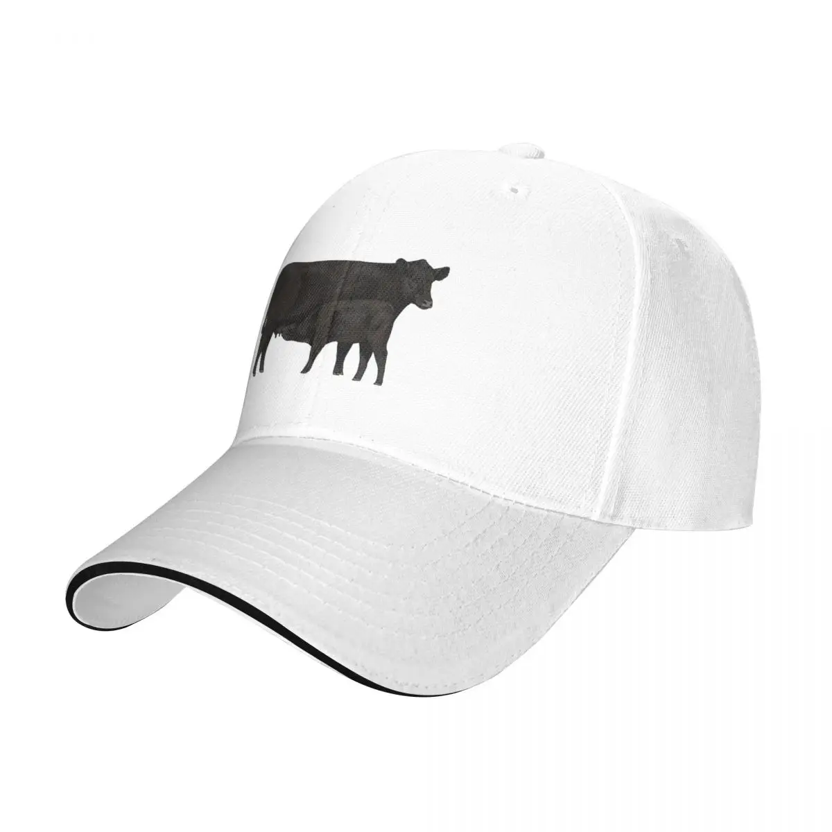 Black Angus - Cow Calf Pair Baseball Cap Hat Baseball Cap summer hat Trucker Hat Fishing cap Women's Men's