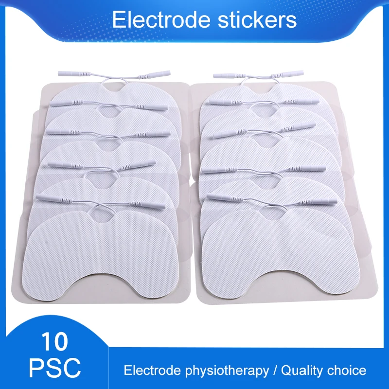 

10 Pcs Physiotherapy Gel Electrode Pad for Tens Acupuncture Physiotherapy Machine Ems Nerve Muscle Stimulator Therapeutic Pulse