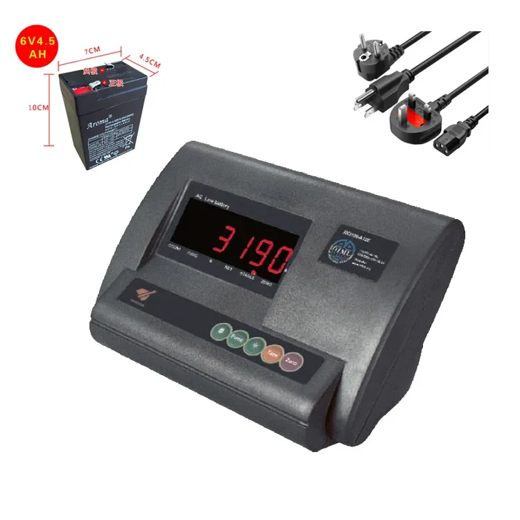 Highlight LED RS232 Display Loop Connection Weight Indicator For Floor Scale